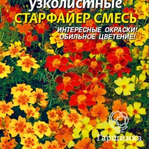 Бархатцы Старфайер смесь тонколистные 20 шт, Плазменные семена
Бархатцы Старфайер смесь тонколистные 20 шт, Плазменные семена