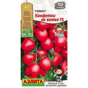 Томат Конфетки на ветке F1,10 шт ц/п, Семена Аэлита
Томат Конфетки на ветке F1,10 шт ц/п, Семена Аэлита