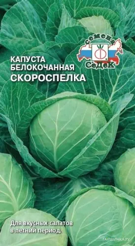 Капуста Скороспелка белокочанная