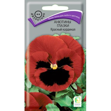 Анютины глазки Красный кардинал 0,2, Семена Поиск