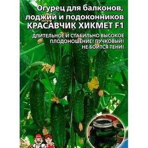 

Огурец Красавчик Хикмет F1 ц/п Уральский дачник, Семена Марс