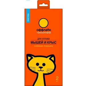 

Клеевая ловушка пластина от крыс 2шт