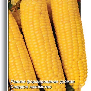 Кукуруза Лакомка Белогорья сахарная 10 г Семена Поиск 52₽