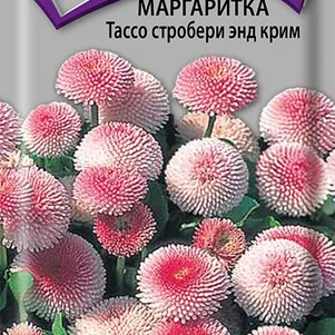 

Маргаритка Тассо Стробери энд Крим 20 шт, Семена Поиск