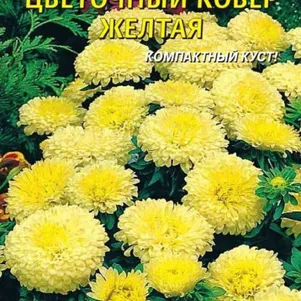

Астра Цветочный ковер желтая 0,2 г, Плазменные семена