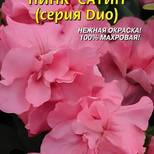 Петуния Пинк Сатин F1 серия Дуо 10 шт Плазменные семена 99₽