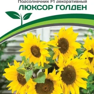 Подсолнечник Люксор Голден F1 однолетний декоративный 10 шт. Семена Партнер