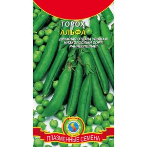 Горох Альфа 9 г, Плазменные семена
