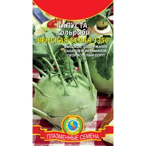 Кольраби Венская белая 1350 0,5 г, Плазменные семена