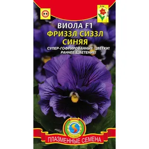 Виола Фриззл Сиззл F1 Синяя 5шт, Плазменные семена