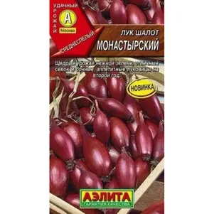 

Лук шалот Монастырский ц/п, 0,3 г, Семена Аэлита