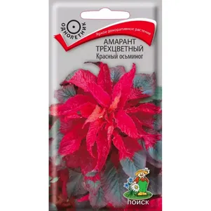 Амарант Красный осьминог трехцветный 0,1 г, Семена Поиск