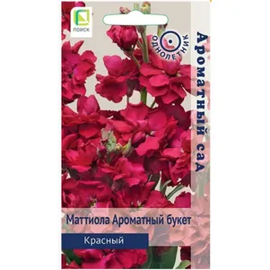 Маттиола Ароматный Букет Красный 0,05 г, Семена Поиск