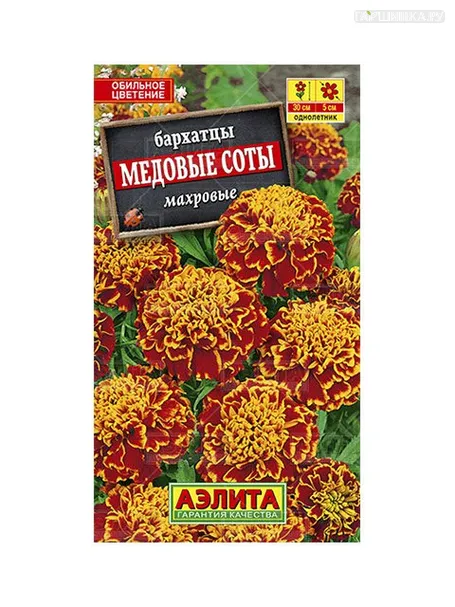 Бархатцы Медовые соты (Аэлита)
