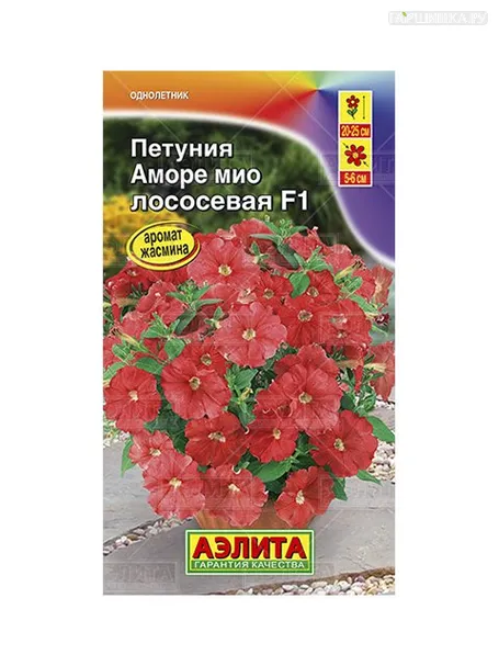 Петуния Аморе Мио F1 лососевая (Аэлита), 7шт