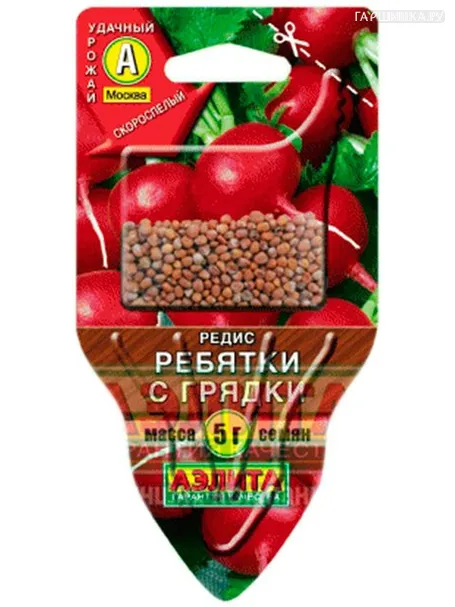 Редис Ребятки с грядки, 5гр сеялка