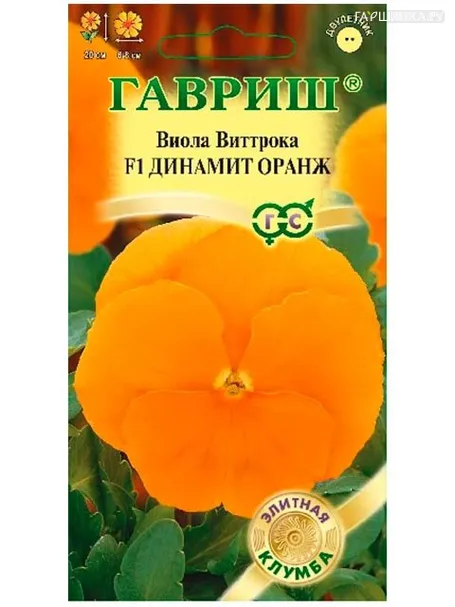 Виола Виттрока Динамит оранж (Гавриш), 5шт