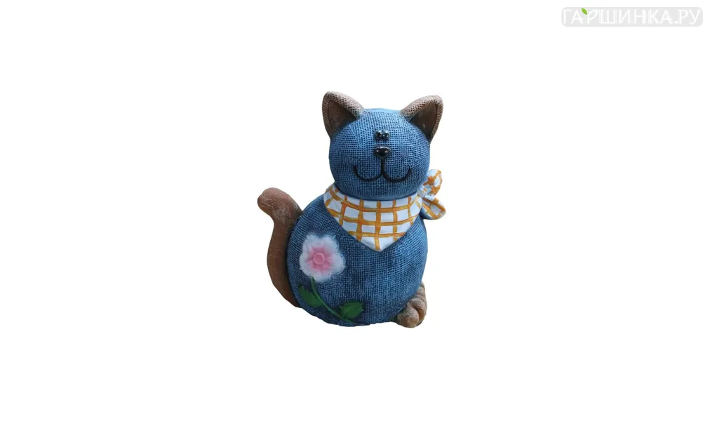 Кошка Джинсовая  44*37