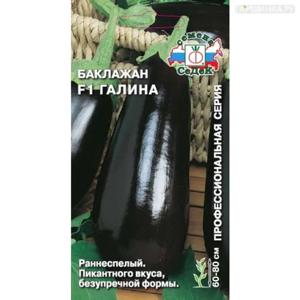 Баклажан Галина F1  0,1 г, Семена Седек