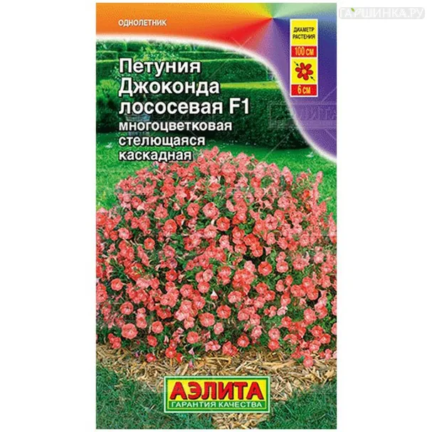 Петуния Джоконда лососевая, 7 штук
