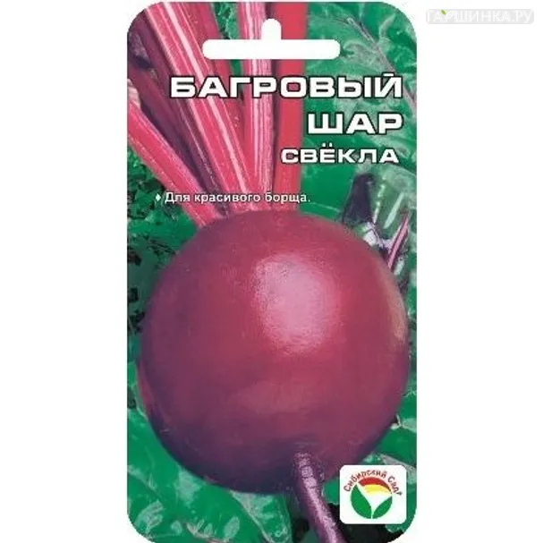 Свекла Багровый шар (Сибирский Сад) 2 г.
