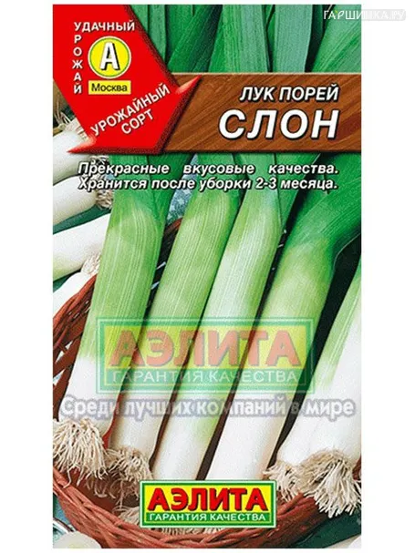Лук Порей Слон 1 г, Семена Аэлита