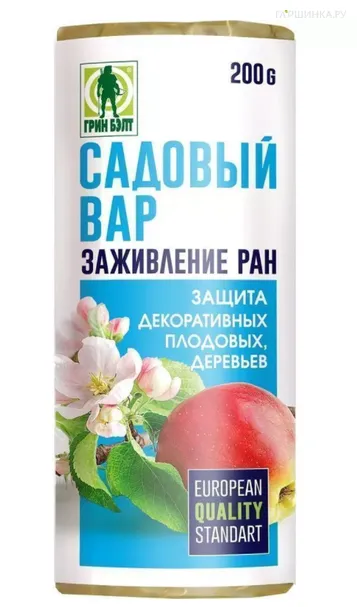Вар садовый 200гр защита плодовых и декоративных деревьев