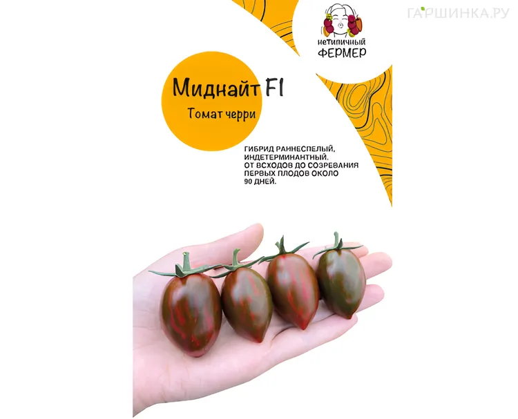 Томат Черри Миднайт F1, Семена Нетипичный фермер
