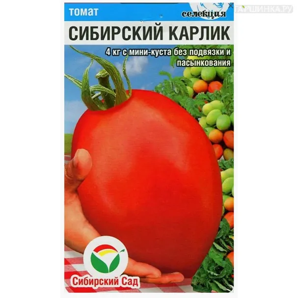 Томат Сибирский карлик ц/п 20 шт, Семена Сибирский сад