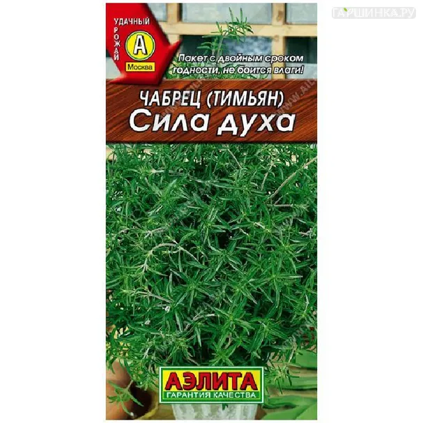 Чабрец Сила духа ЦП 0,05 г, Семена Аэлита