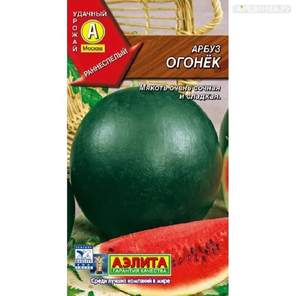 Арбуз Огонек 1 г ЦП, Семена Гавриш