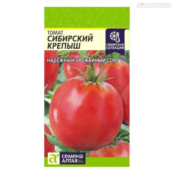 Томат Сибирский Крепыш ЦП 0,05 г, Семена Алтая