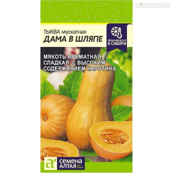 Тыква Дама в шляпе 2гр ЦП