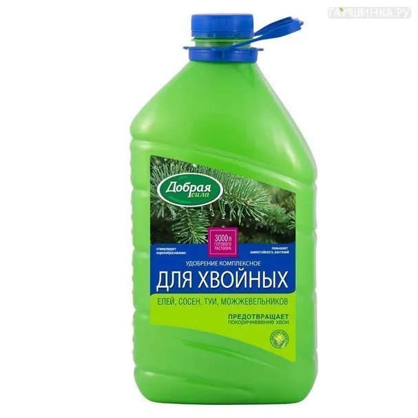 ЖКУ 3л Добрая сила ому Для хвойных (канистра)
