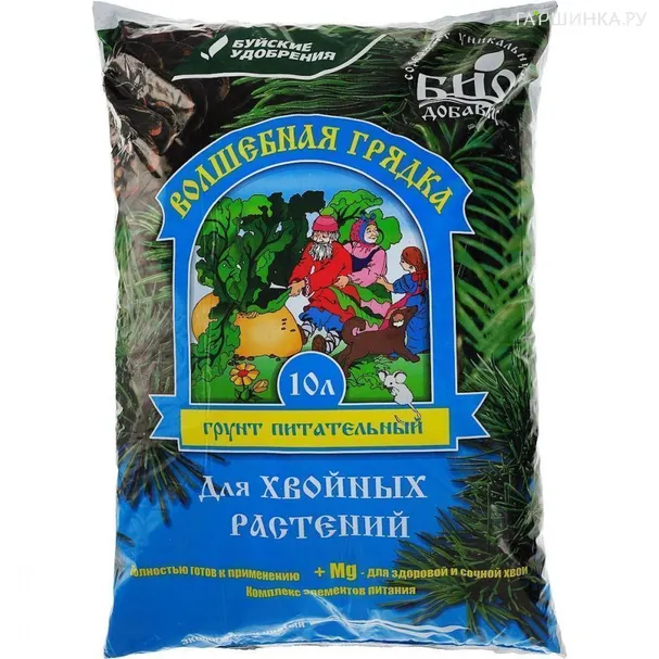 Грунт Волшебная грядка для хвойных культур