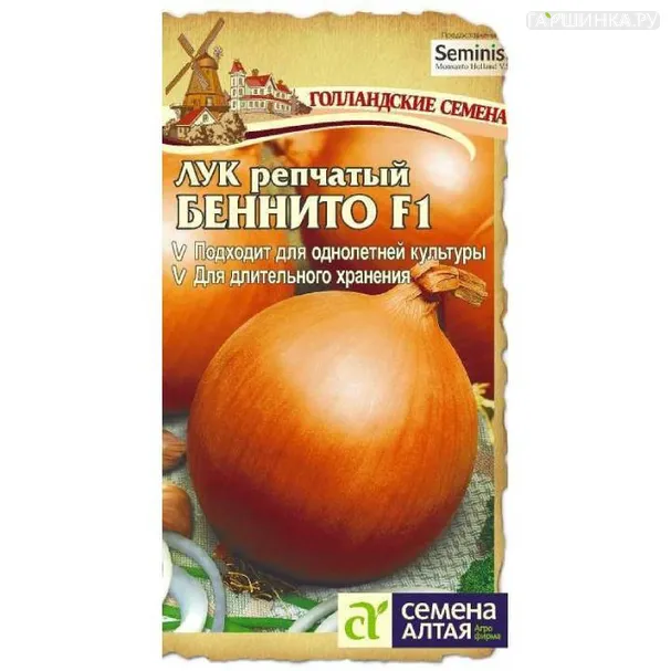 Лук Беннито репчатый ЦП, Семена Алтая