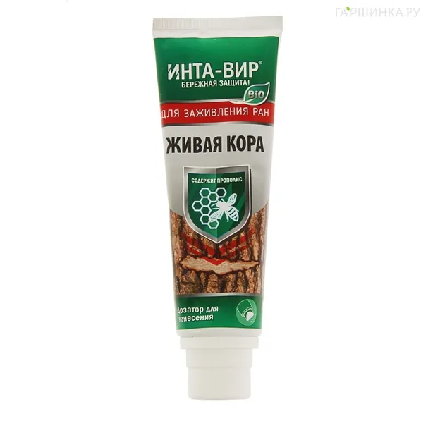 Средство для заживления ран Живая кора Инта-Вир  (туба)