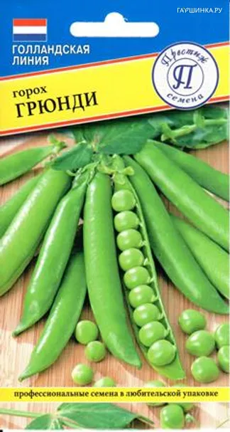 Горох Грюнди 4 г, Семена Престиж