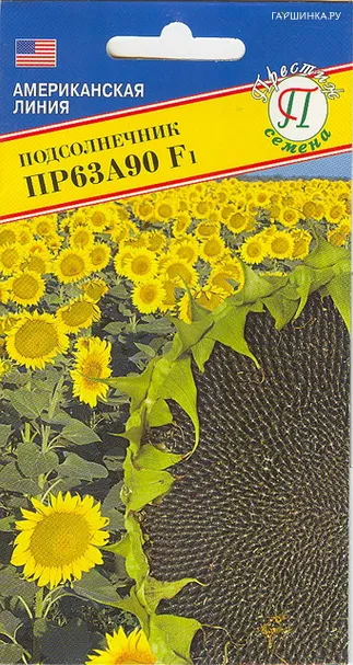 Подсолнечник ПР63А90 F1 15 шт, Престиж