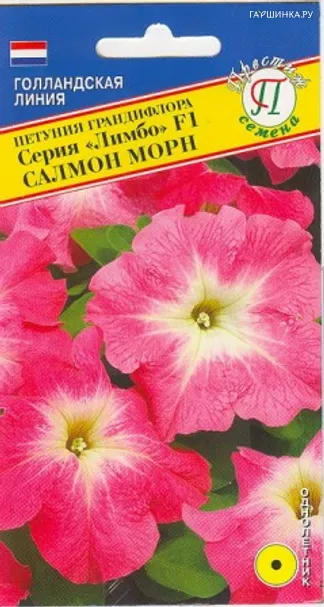 Петуния Салмон Морн  F1 грандифлора (серия Лимбо) 10 др, Семена Престиж