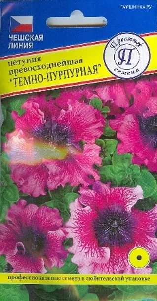 Петуния превосходнейшая "Темно- пурпурная" 10 др, Престиж