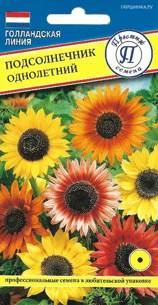 Подсолнечник Смесь однолетний 10 шт, Семена Престиж