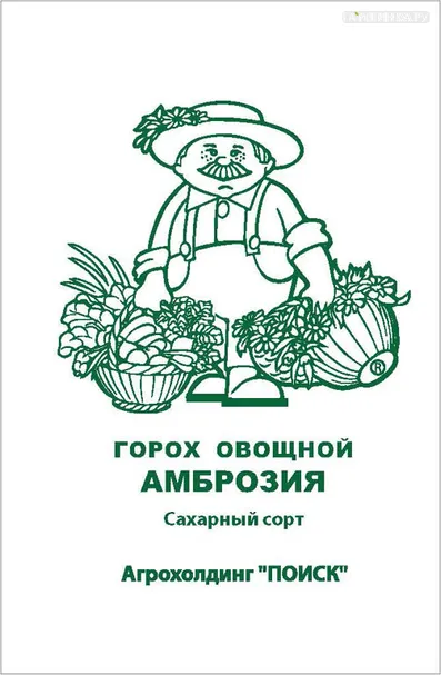 Горох Воронежский зеленый овощной 10 г, Семена Поиск