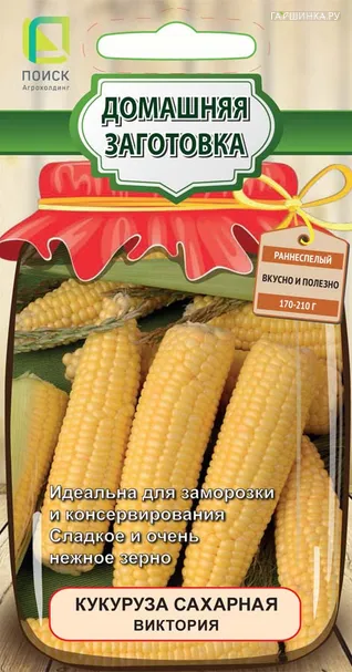 Кукуруза Виктория сахарная (А) 10, Семена Поиск
