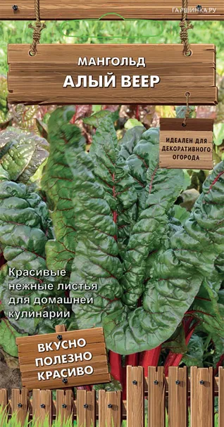 Мангольд (Свекла листовая) Алый веер (А) 0,5, Семена Поиск
