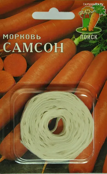 Морковь Самсон на ленте 8 м, Семена Поиск