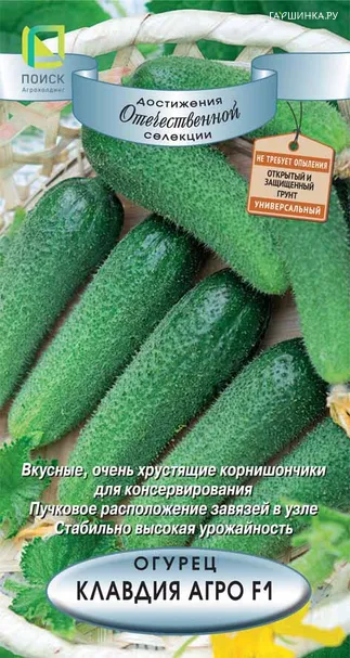 Огурец Клавдия Агро F1 (А) 12, Поиск