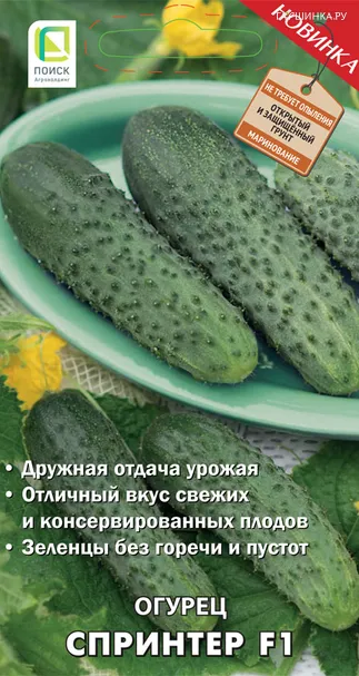 Огурец Спринтер F1 12 шт, Семена Поиск