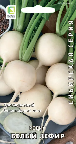 Редис Белый зефир 3, Поиск