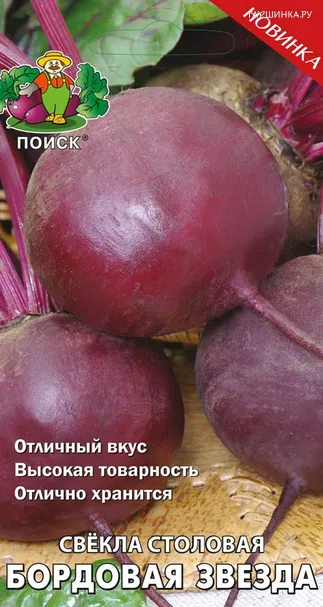 Свекла Бордовая звезда столовая 3 г, Семена Поиск